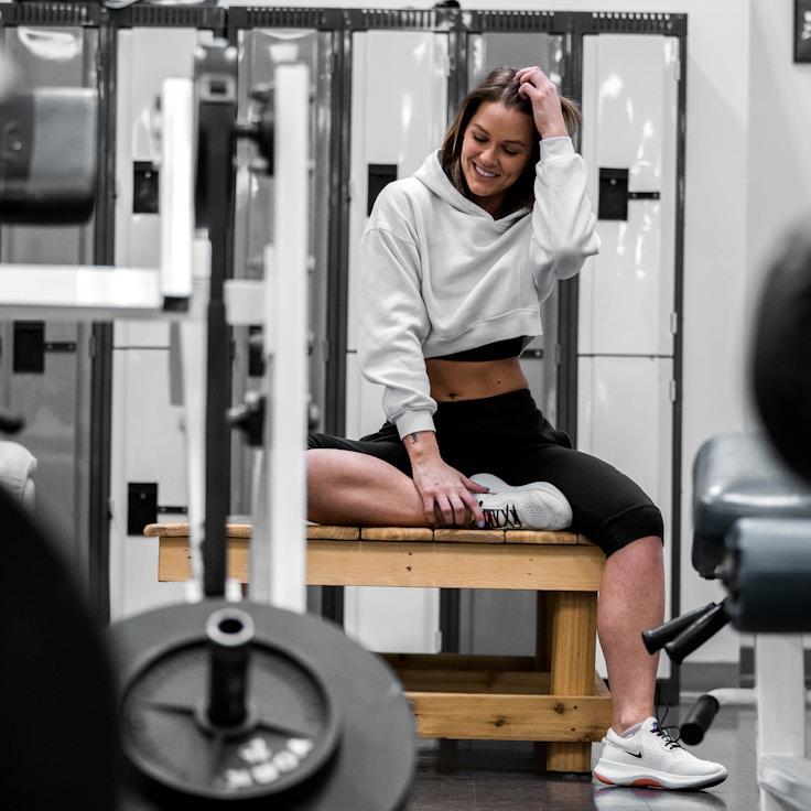 Modern gym equipment in a refined fitness space